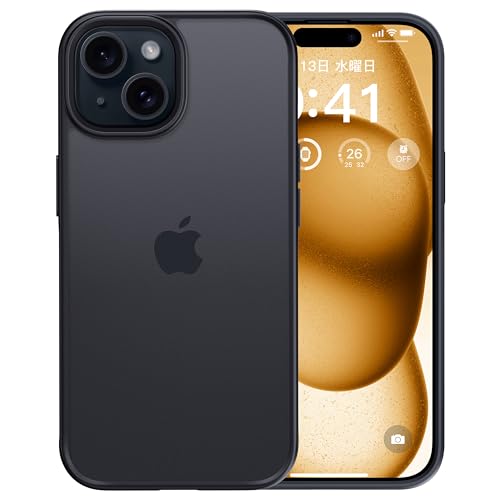 Amazon.co.jp: 【米軍MIL規格・指紋防止】CASEKOO iPhone 15 用 ケース